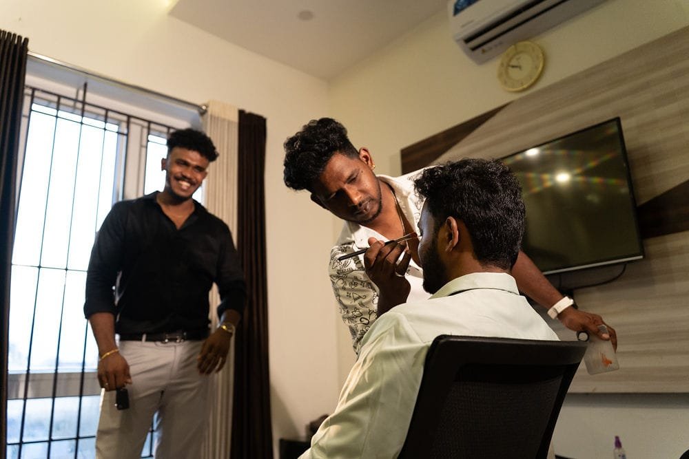 HD groom makeup artist in Chennai for South Indian wedding